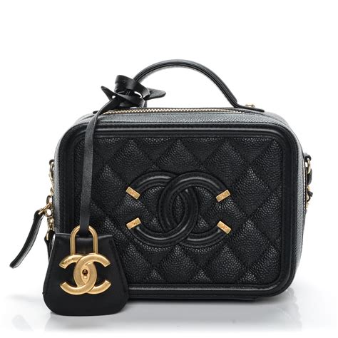 chanel quilted cc jewelry case